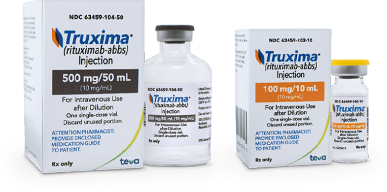 TRUXIMA vial and packaging